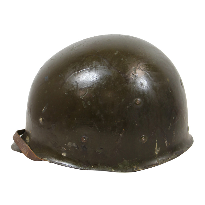 Casque M1, pattes fixes, Pfc. Jack Terrell, Co. A, 39th Inf. Regt., 9th Infantry Division, WIA, ETO