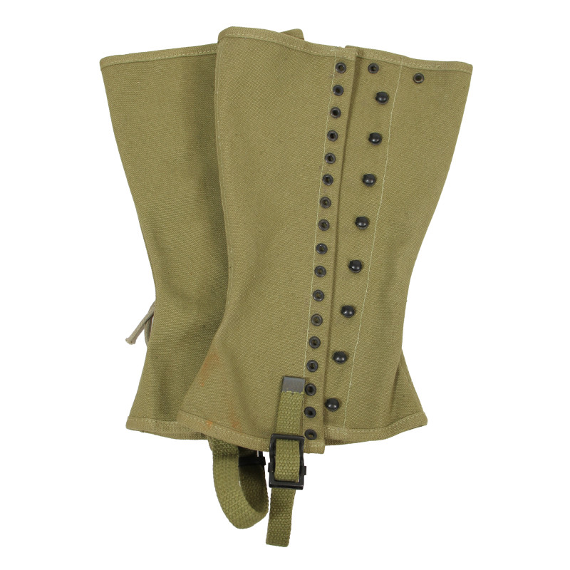 Guêtres en toile, US Army, 3R, HILLSDALE MFG. CO. 1941