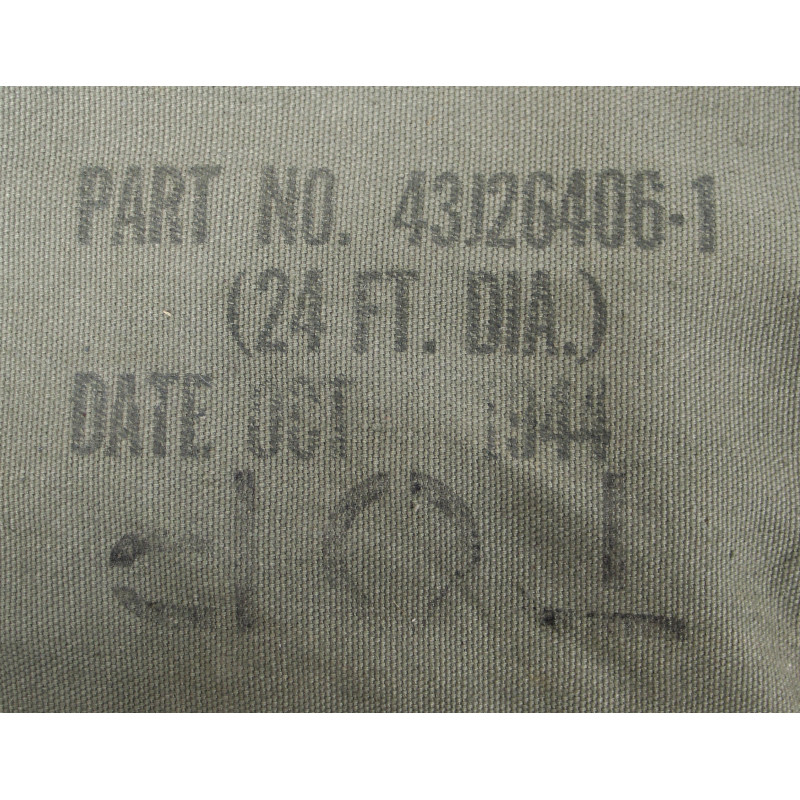 Enveloppe de parachute ventral, Type A-4, QAC, USAAF, NATIONAL AUTOMOTIVE FIBRES, INC. 1944