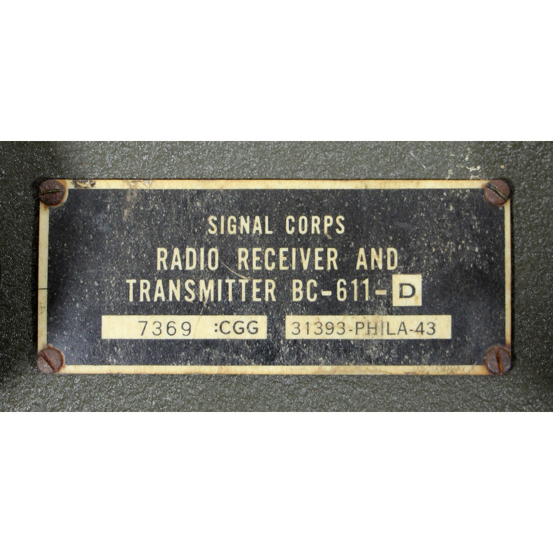 Handie-Talkie, BC-611-D, 1943