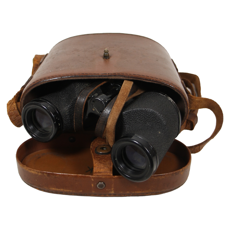 Jumelles M3, 6x30, U.S. ARMY, avec étui en cuir, BAUSCH & LOMB OPT. CO.