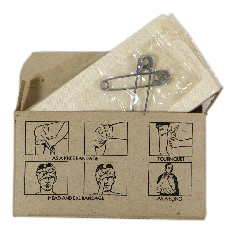 Bandage, Triangular, MILLBURN MILLS, Inc., 1942, Item No. 92040, Untouched