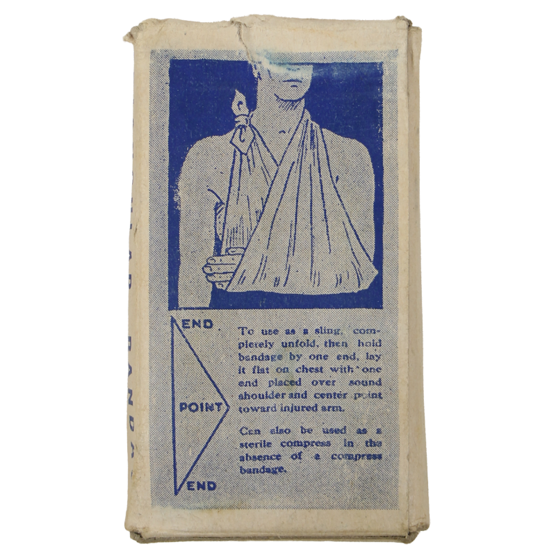 Bandage, Triangular, ACME COTTON PRODUCTS CO., Inc. 1942, Item No. 92040, Untouched
