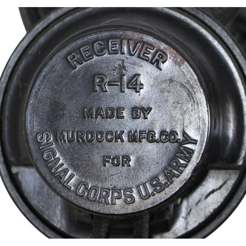 Receivers (Earphones), Type R-14, US Army, MURDOCK MFG.CO.