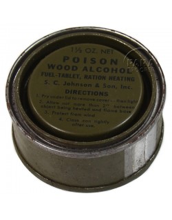 Boîte de combustible, ration, US Army, intacte