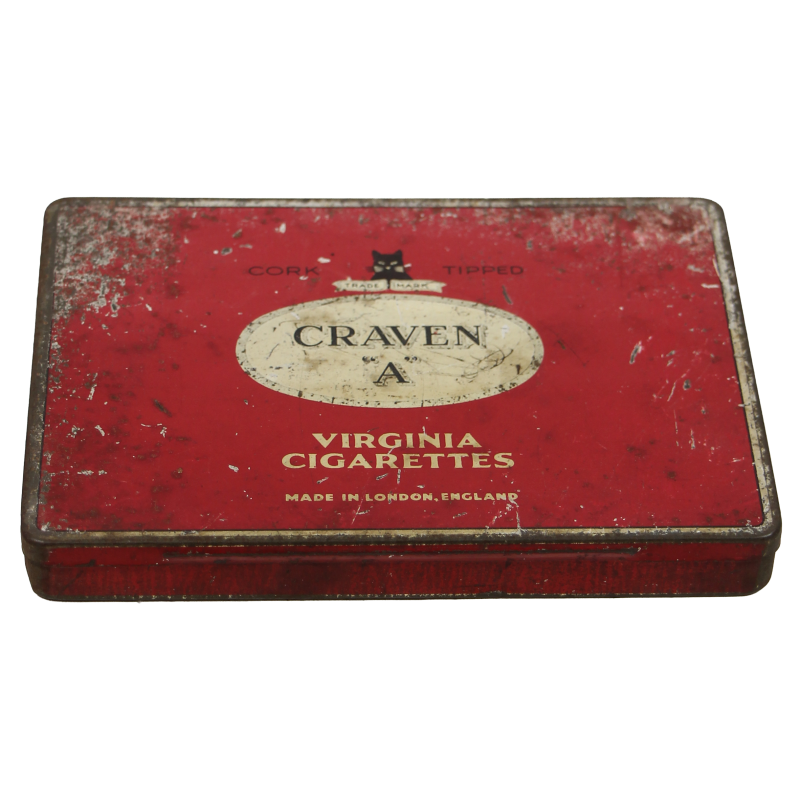 Boîte de cigarettes, CRAVEN A, Normandie