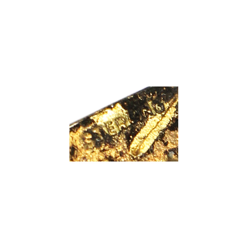 Paire d'insignes de col, officier, Signal Corps, Sterling, à pin's