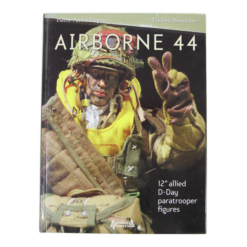 Book, AIRBORNE 44, 12" allied D-Day paratrooper figures
