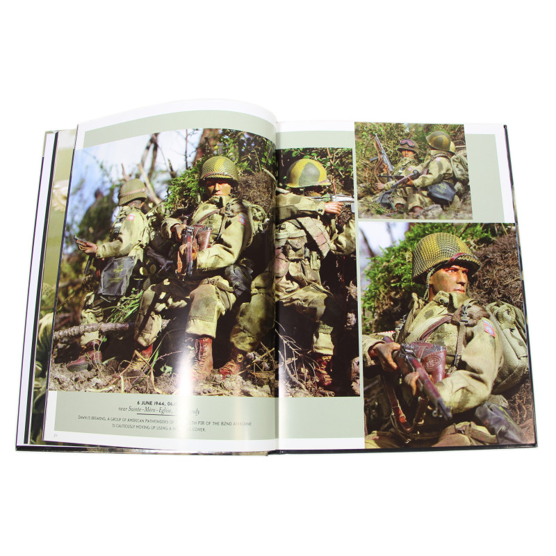 Livre, AIRBORNE 44, 12" allied D-Day paratrooper figures