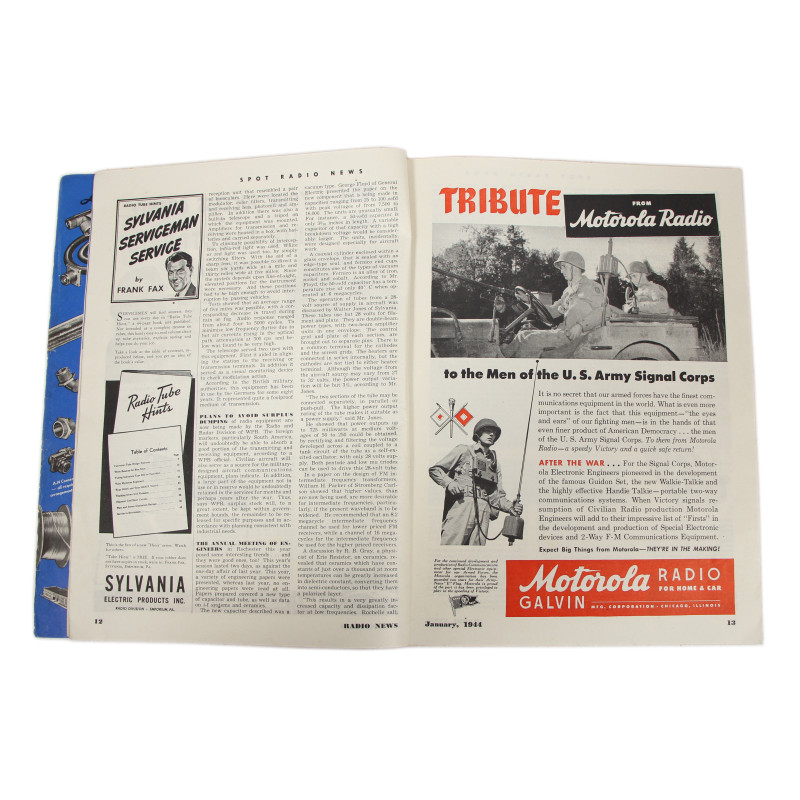 Magazine, Radio News, January 1944