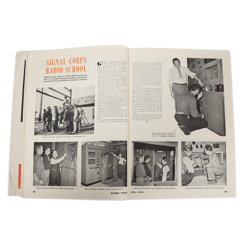 Magazine, Radio News, juillet 1944
