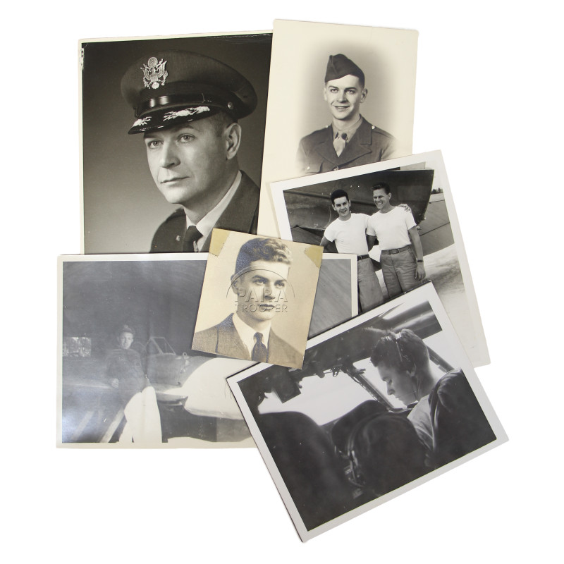 Lot de 40 photographies, Cpt. Robert FitzGerald, 6th TCS, 374th TCG, 5th Air Force, USAAF, PTO