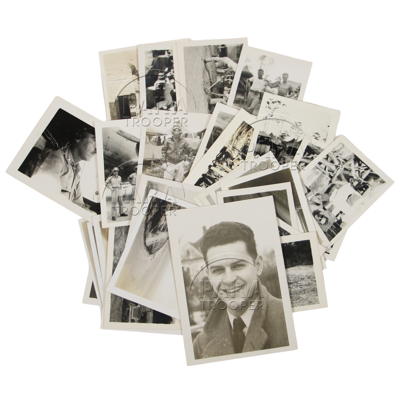 Lot of 40 Photographs, Cpt. Robert FitzGerald, 6th TCS, 374th TCG, 5th Air Force, USAAF, PTO