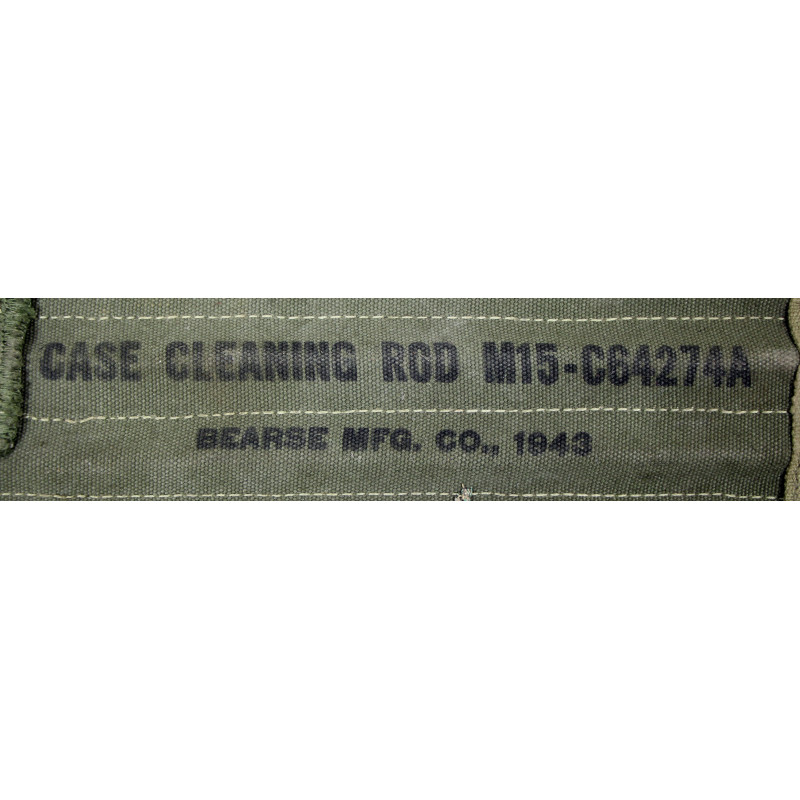 Nécessaire de nettoyage, Browning M2, calibre .50, Cleaning Rod, M15-C64274A, 1943
