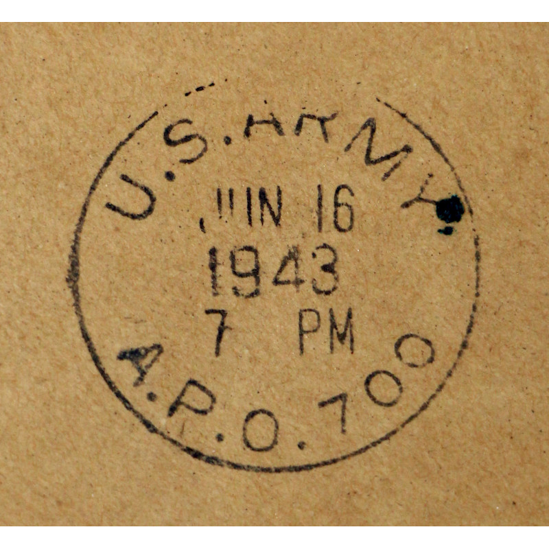 Envelope, Letter, S1c Harold Riddle, 2nd NBB, 1943