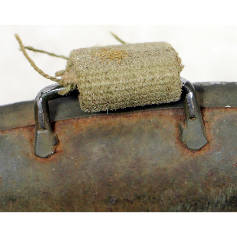 Casque M1, pattes fixes, liner Firestone, S/Sgt. Charles E. Kurtz, 35th Inf. Div., Normandie, Bastogne