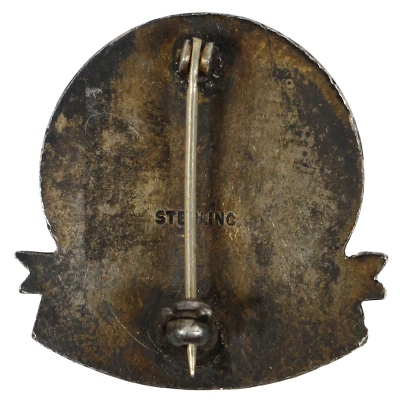 Crest, 1st Troop Carrier Command, Sterling, Pin Back
