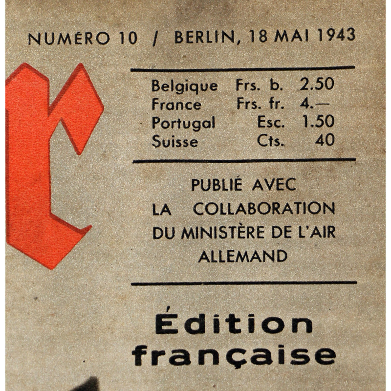 Magazine, Der Adler, May 18, 1943, French Edition