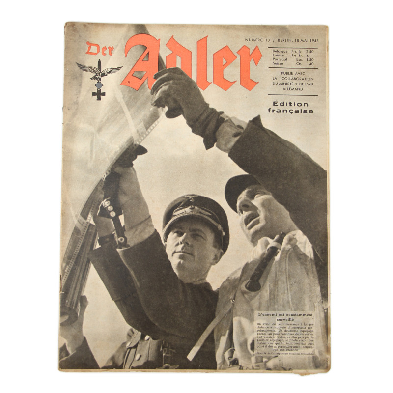 Magazine, Der Adler, 18 mai 1943, édition française