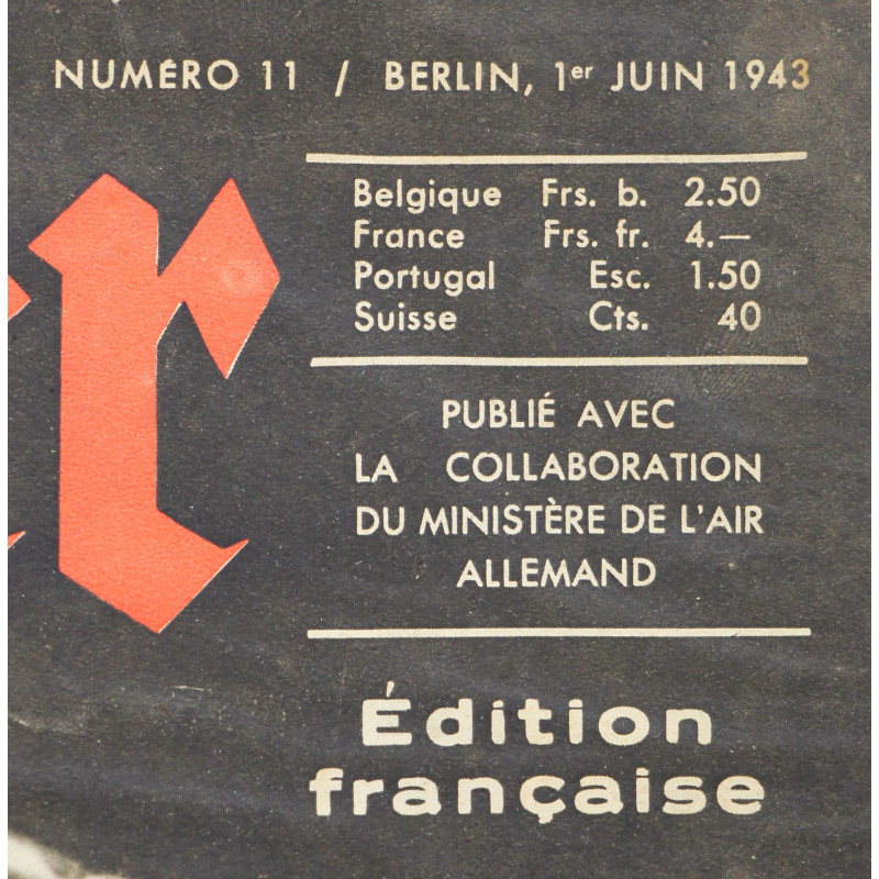 Magazine, Der Adler, June 1st, 1943, French Edition