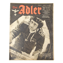 Magazine, Der Adler, June 1st, 1943, French Edition