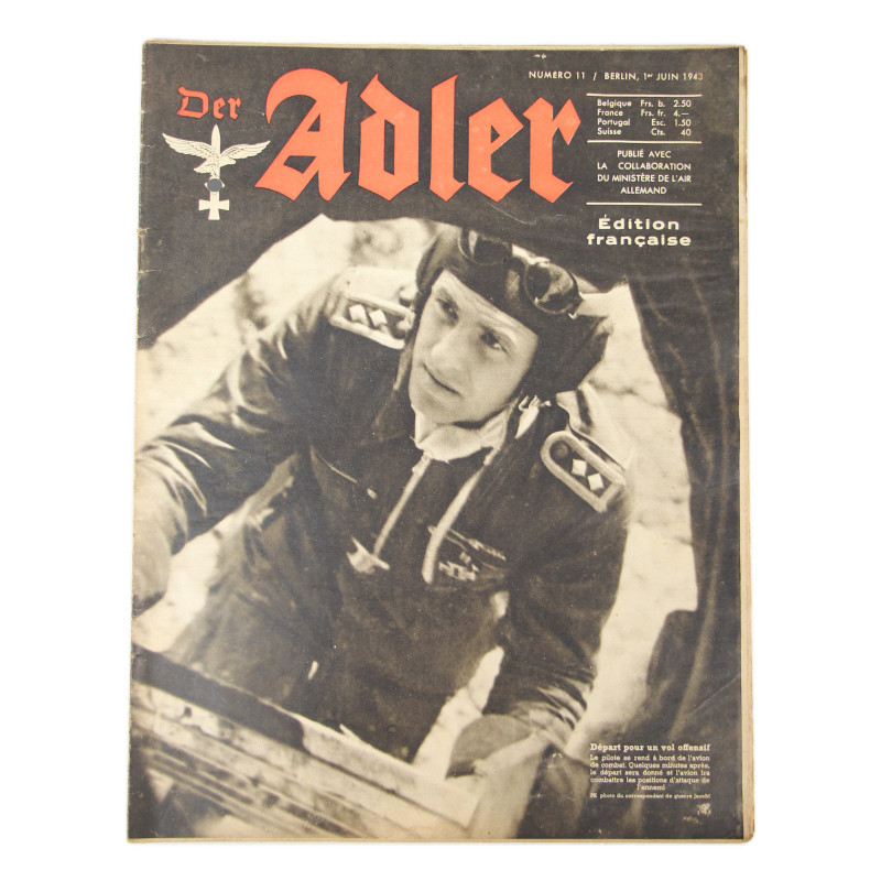 Magazine, Der Adler, 1er juin 1943, édition française