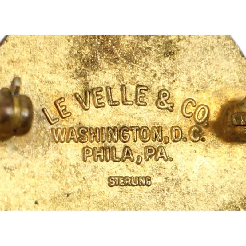 Crest, 1st Troop Carrier Command, LE VELLE & CO., Sterling, à épingle
