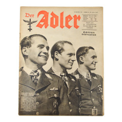 Magazine, Der Adler, 29 juin 1943, édition française