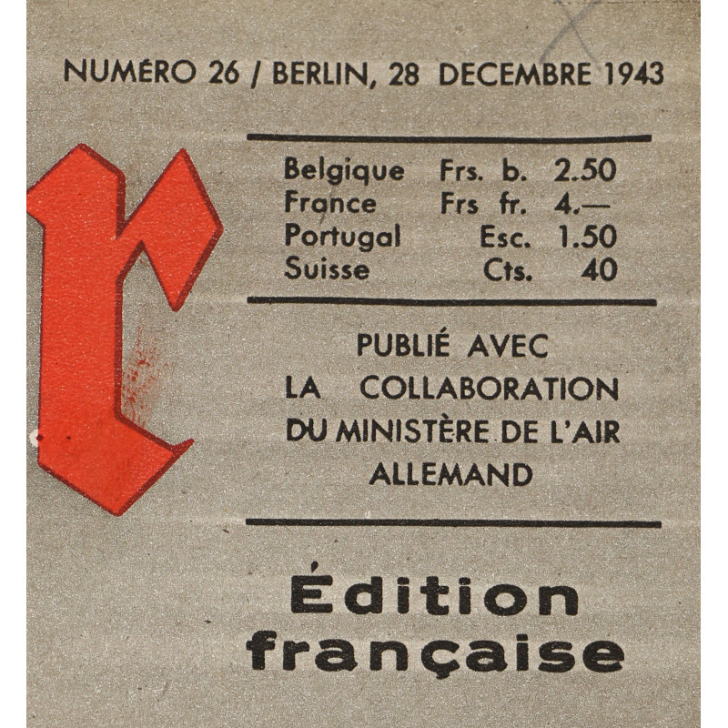 Magazine, Der Adler, 28 décembre 1943, édition française