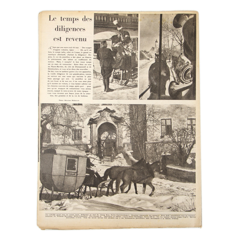 Magazine, Der Adler, 28 décembre 1943, édition française
