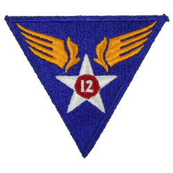 Patch, 12th Air Force, USAAF, MTO