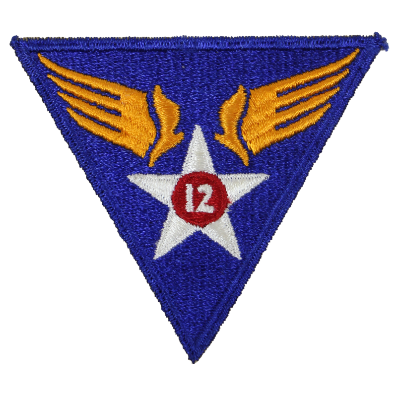Patch, 12th Air Force, USAAF, MTO