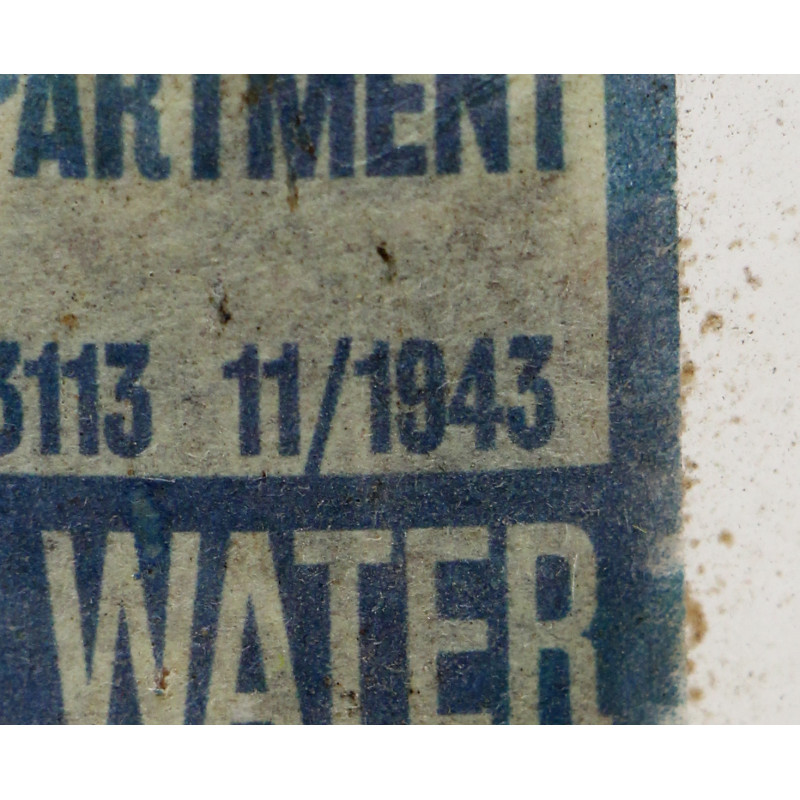 Bottle, Dextrose, Perfusion, US Army Medical Department, BAXTER LABORATORIES, INC. 1943, 500ml