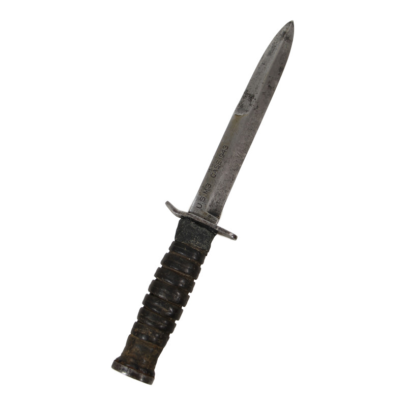 Knife, Trench, USM3, CASE 1943 on Blade, with Scabbard, USM8, 1st Type, Named