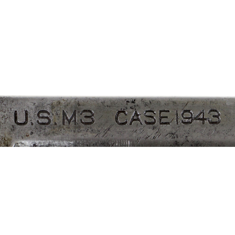 Knife, Trench, USM3, CASE 1943 on Blade, with Scabbard, USM8, 1st Type, Named