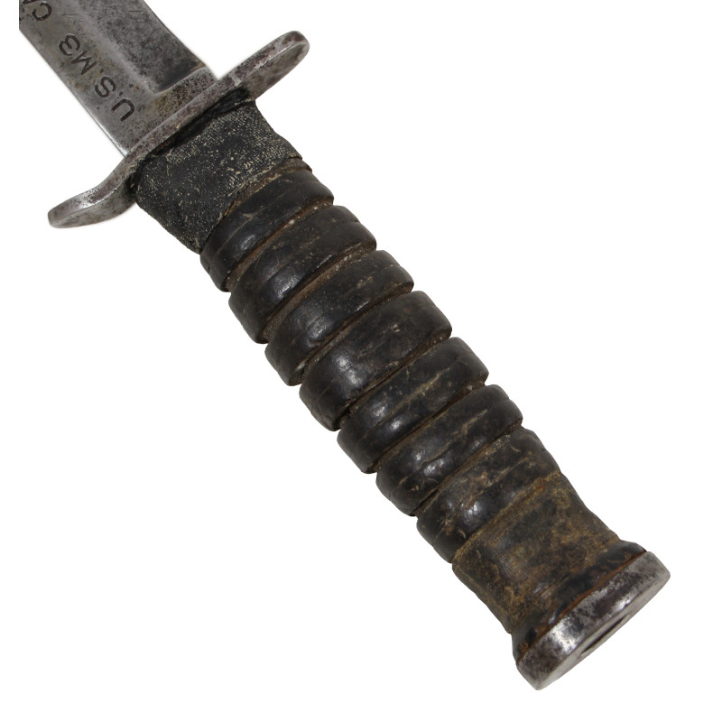 Knife, Trench, USM3, CASE 1943 on Blade, with Scabbard, USM8, 1st Type, Named