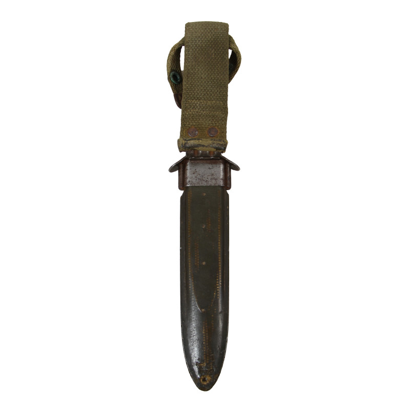 Couteau USM3 CASE 1943 (lame) & fourreau USM8, 1er type, nominatif