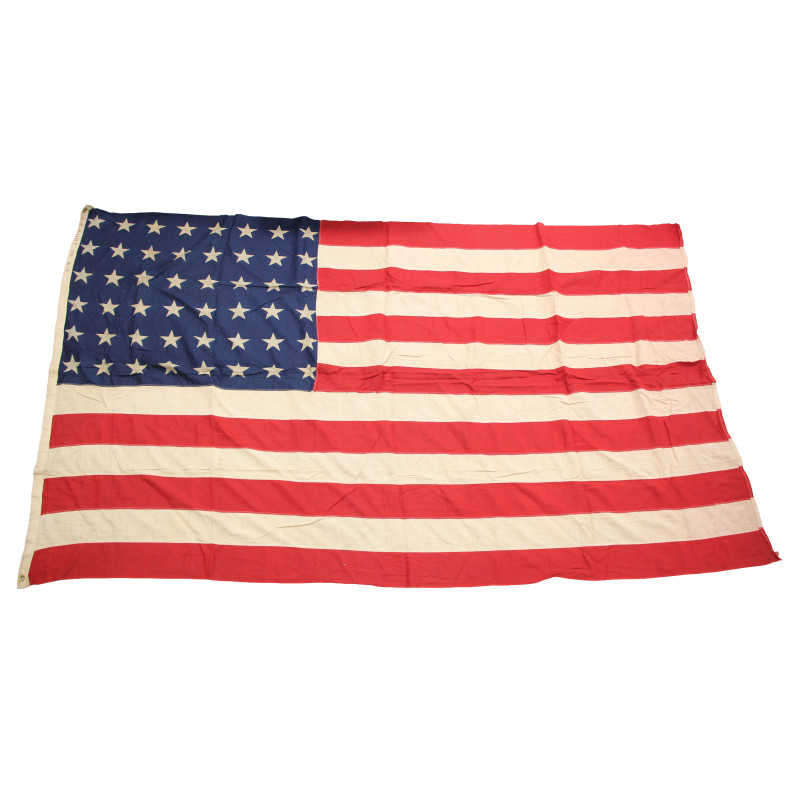 Drapeau US, 48 étoiles imprimées, 137 x 225 cm