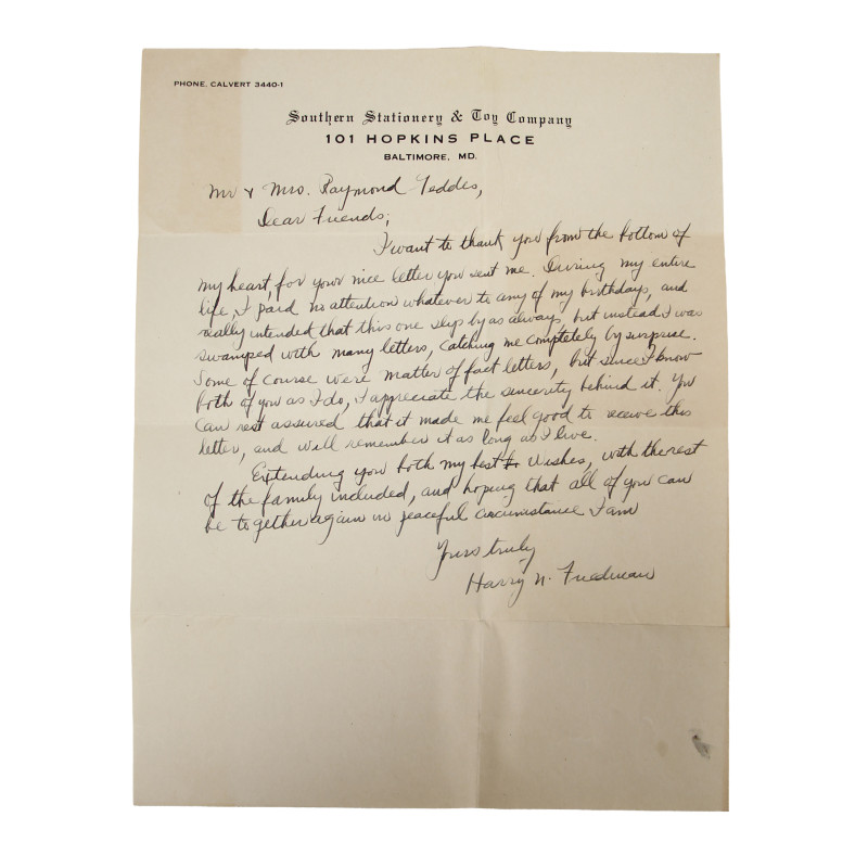 Lettre, Pvt. Ray Geddes, Fort Benning, 501st PIR, 20 mai 1943