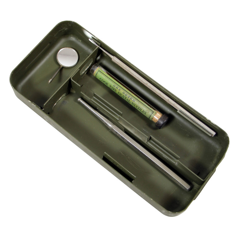 Case, Dental Instruments, US Army Medical Department