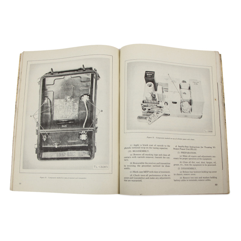 Manuel technique, TM 11-230C, Radio Set SCR-694-C, 1944