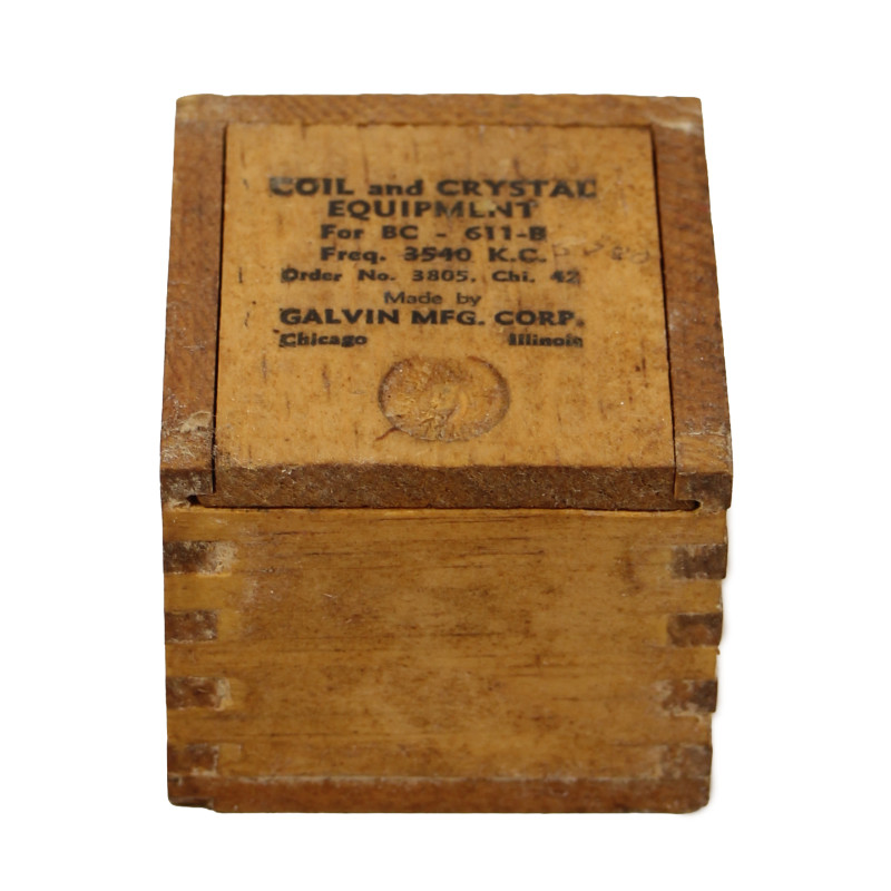 Coil and Crystal Equipment for BC-611, Handie-Talkie, in Case, 1942