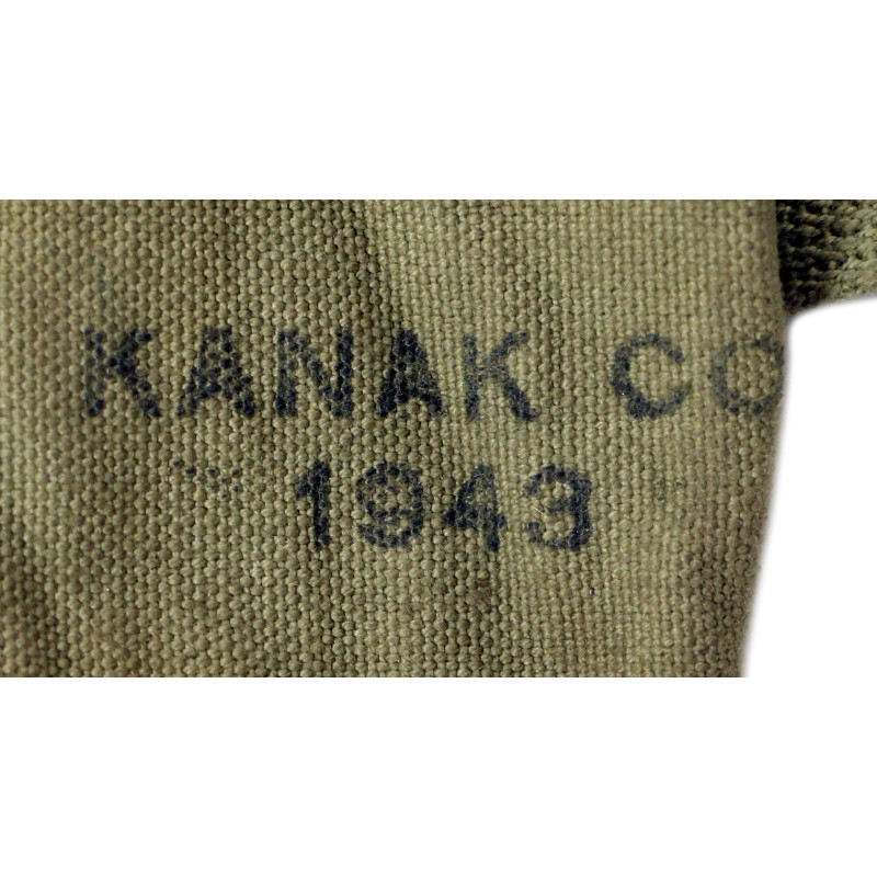 Cover, Muzzle, Canvas, for M1 Garand and USM1 Carbine, KANAK CO. 1943