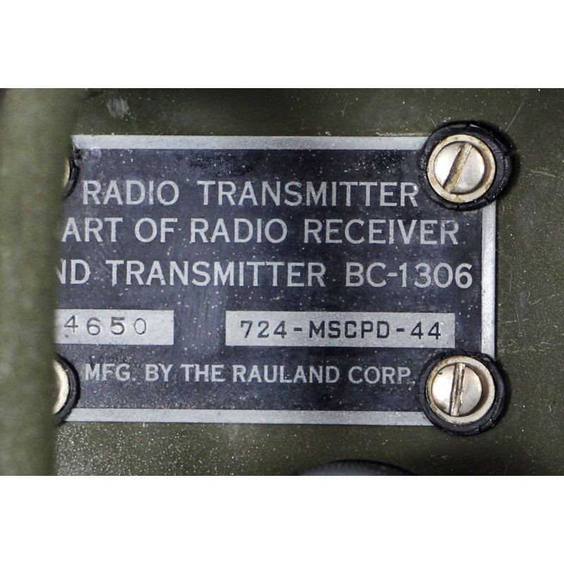 Émetteur-récepteur, BC-1306 (SCR-694), 1944