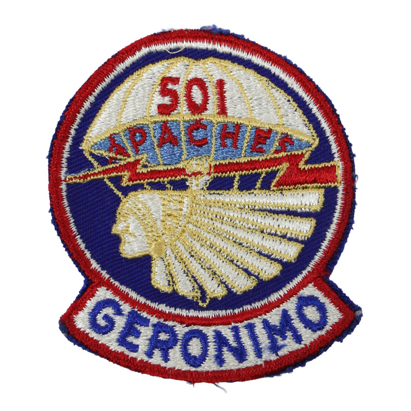 Insignia, Breast, 501st PIR, GERONIMO