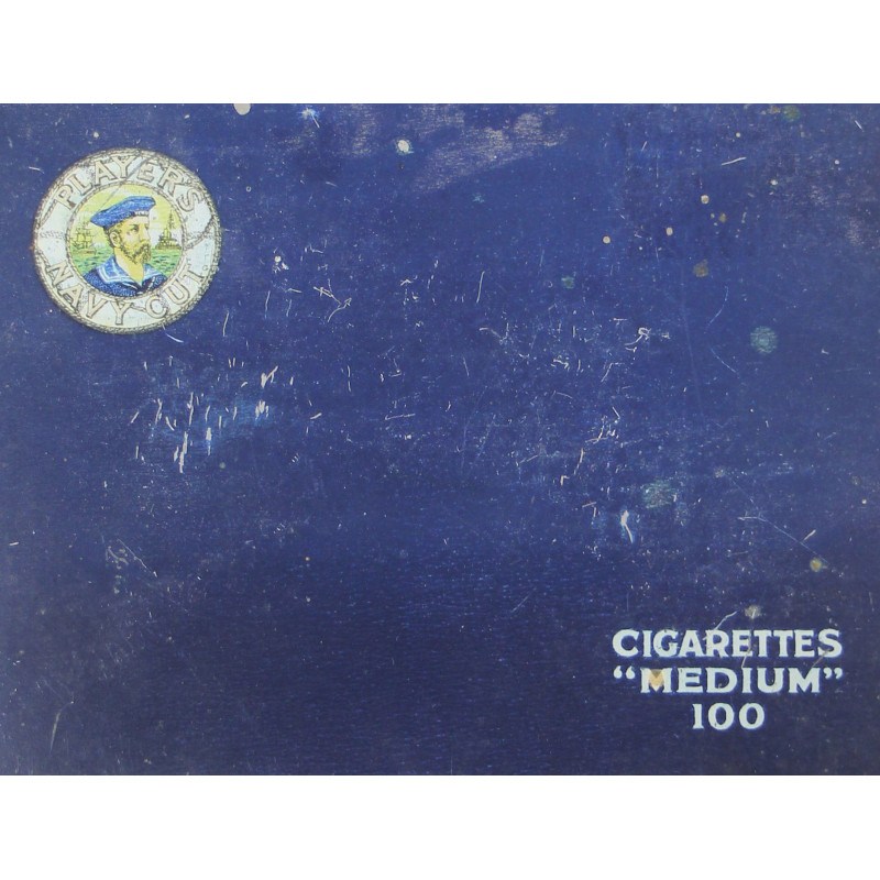 Tin, 100-Cigarette, PLAYER'S NAVY CUT, Empty