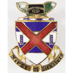 DUI, 13th Inf. Regt., 8th Infantry Division, Screw Back