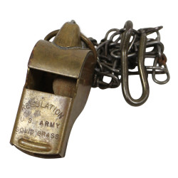 Sifflet en laiton, REGULATION, US Army