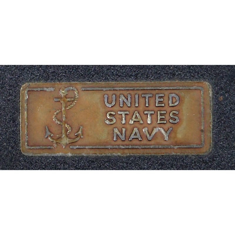 Box, Soap, US Navy, Black Crackle Finish