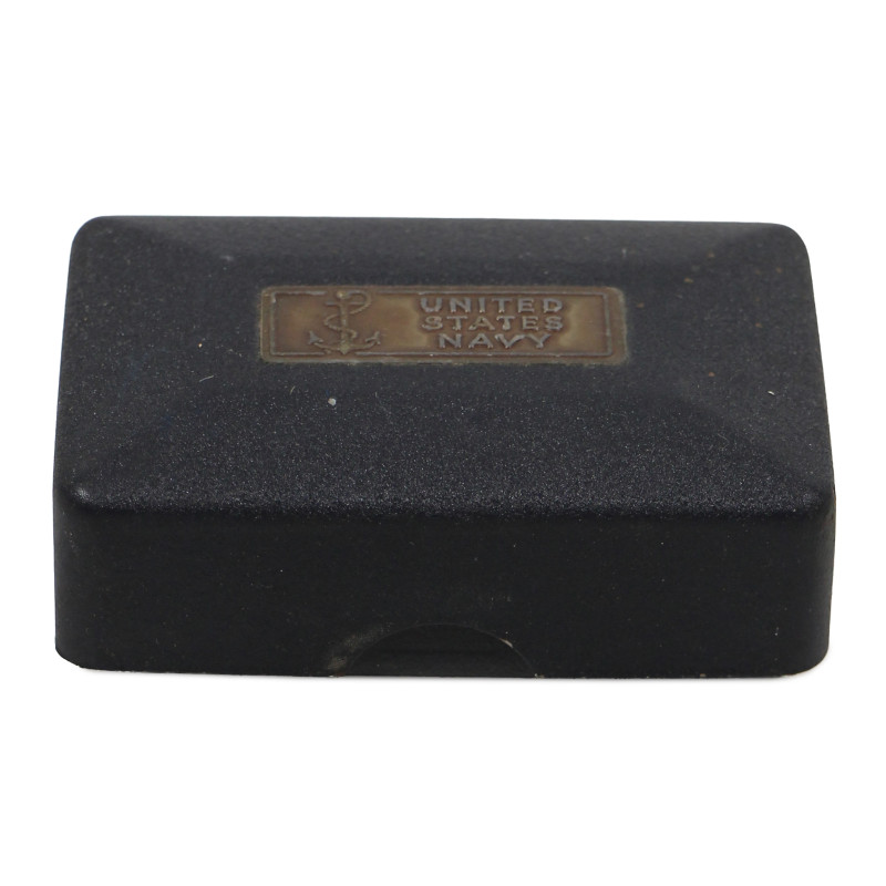Boîte à savon, US Navy, Black Crackle Finish